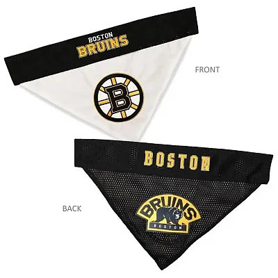 Pets First Boston Bruins Pet Reversible Bandana - S/M