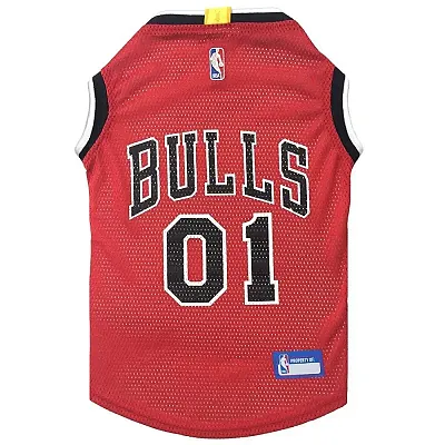 Pets First Chicago Bulls Pet Jersey - XS