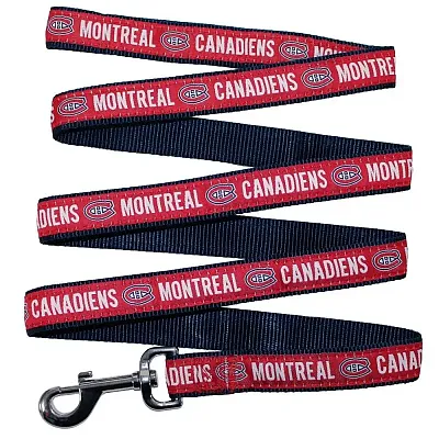 Pets First Montreal Canadiens Pet Leash by Pets First - Medium