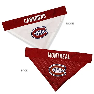 Pets First Montreal Canadiens Pet Reversible Bandana - S/M
