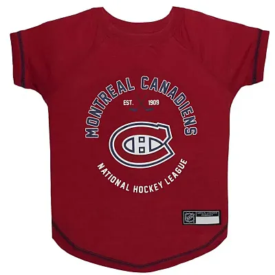 Pets First Montreal Canadiens Pet T-Shirt - Medium