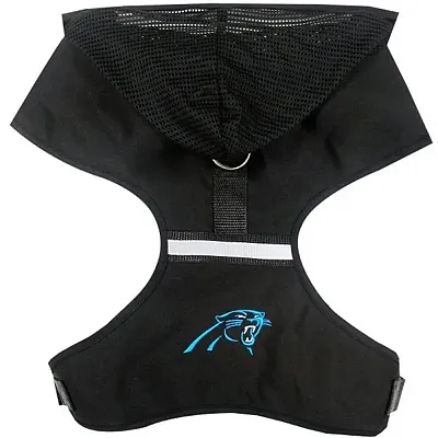 Pets First Carolina Panthers Pet Hoodie Harness - Medium
