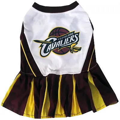 Pets First Cleveland Cavaliers Cheerleader Pet Dress - Small