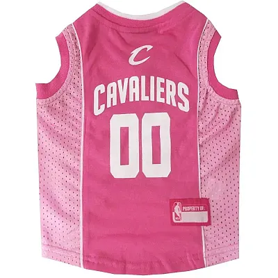 Pets First Cleveland Cavaliers Pink Pet Jersey - Small