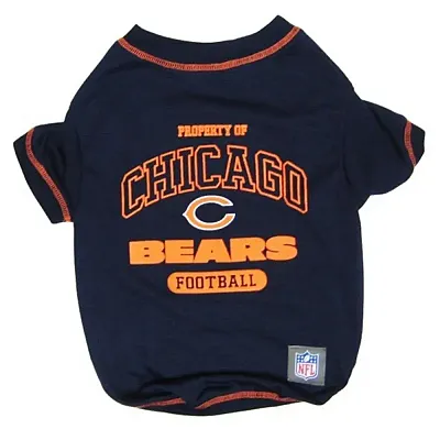 Pets First Chicago Bears Dog T-Shirt - Medium