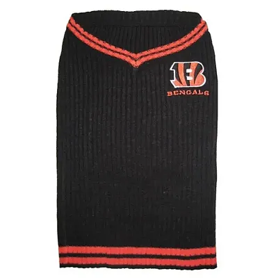 Pets First Cincinnati Bengals Dog Sweater - X-Small