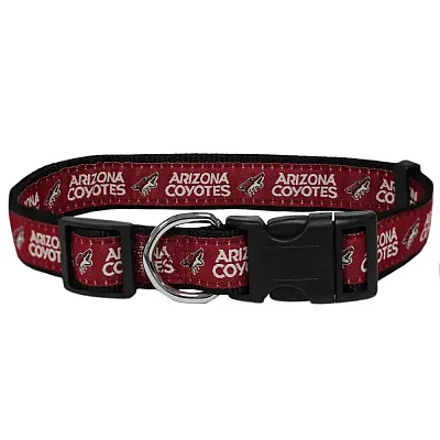 Pets First Arizona Coyotes Pet Collar by Pets First - Large