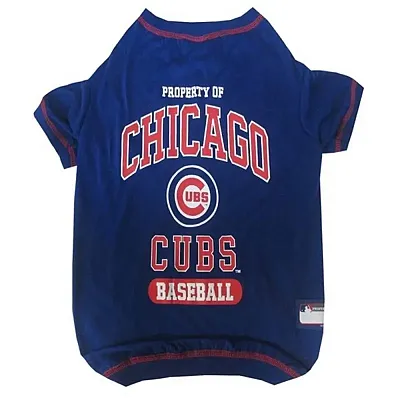 Pets First Chicago Cubs Pet T-Shirt - Large