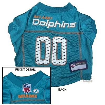 Pets First Miami Dolphins Pet Jersey - X-Large