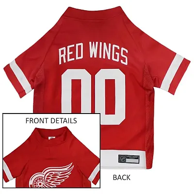 Pets First Detroit Red Wings Pet Jersey - Small