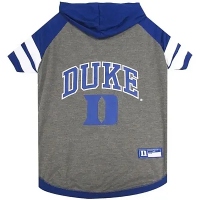 Pets First Duke Blue Devils Pet Hoodie T-Shirt - X-Small
