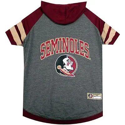 Pets First Florida State Seminoles Pet Hoodie T-Shirt - Medium