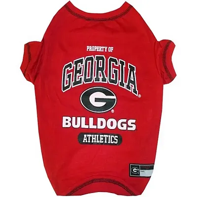 Pets First Georgia Bulldogs Pet Tee Shirt - X-Small