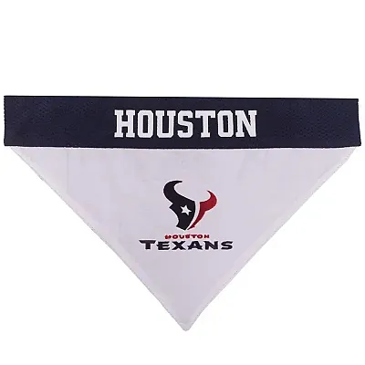 Pets First Houston Texans Pet Reversible Bandana - S/M
