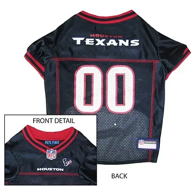 Pets First Houston Texans Dog Jersey - Small