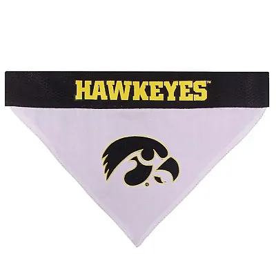 Pets First Iowa Hawkeyes Pet Reversible Bandana - S/M