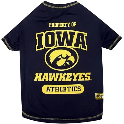 Pets First Iowa Hawkeyes Pet Tee Shirt - Large
