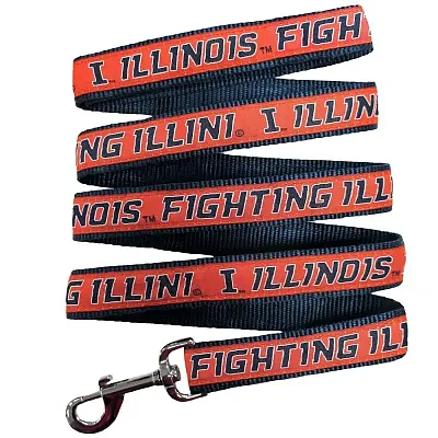 Pets First Illinois Fighting Illini Pet Leash by Pets First - Large