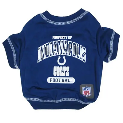 Pets First Indianapolis Colts Dog T-Shirt - Small