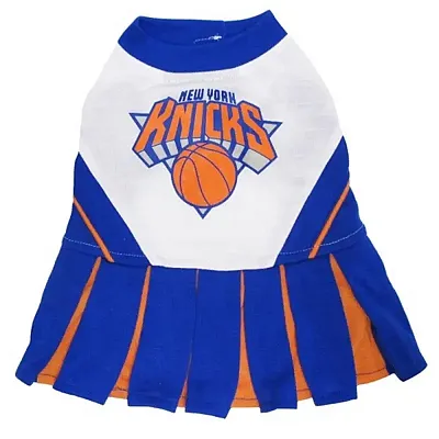 Pets First New York Knicks Cheerleader Pet Dress - Small