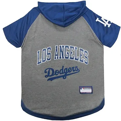 Pets First Los Angeles Dodgers Pet Hoodie T-Shirt - Large