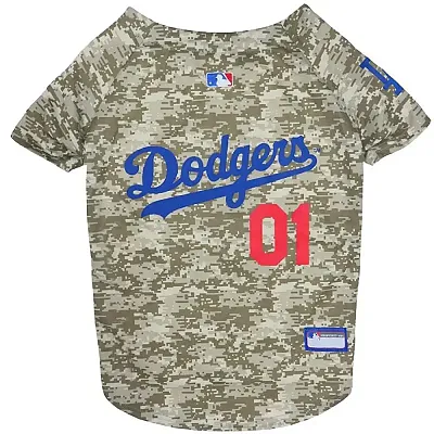 Pets First Los Angeles Dodgers Pet Camo Jersey - XL