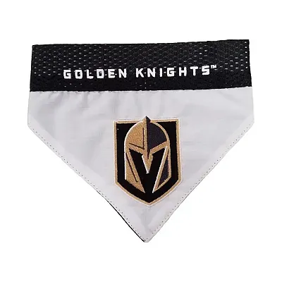 Pets First Vegas Golden Knights Pet Reversible Bandana - S/M