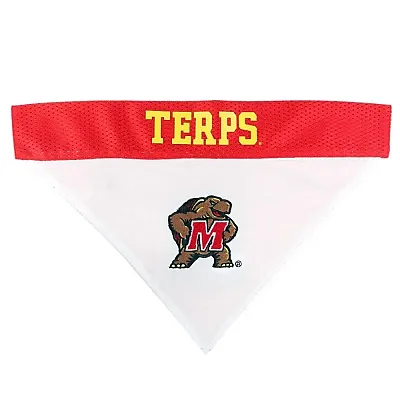 Pets First Maryland Terrapins Pet Reversible Bandana - L/XL