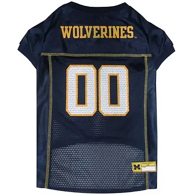 Pets First Michigan Wolverines Pet Jersey - Large