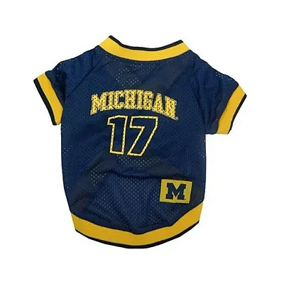 Pets First Michigan Wolverines Dog Jersey - X-Small
