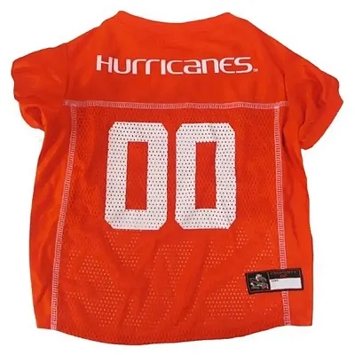 Pets First Miami Hurricanes Pet Jersey - Large