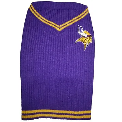 Pets First Minnesota Vikings Dog Sweater - Small