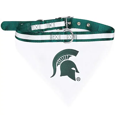 Pets First Michigan State Spartans Pet Collar Bandana - Small
