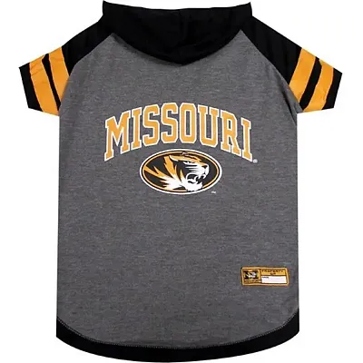Pets First Missouri Tigers Pet Hoodie T-Shirt - X-Small