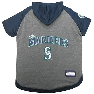 Pets First Seattle Mariners Pet Hoodie T-Shirt - X-Small