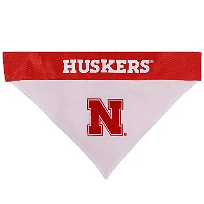 Pets First Nebraska Huskers Pet Reversible Bandana - L/XL