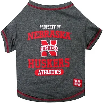 Pets First Nebraska Huskers Pet Tee Shirt - Small