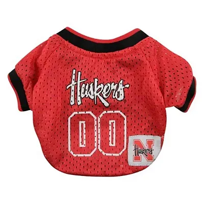 Pets First Nebraska Huskers Dog Jersey - Medium