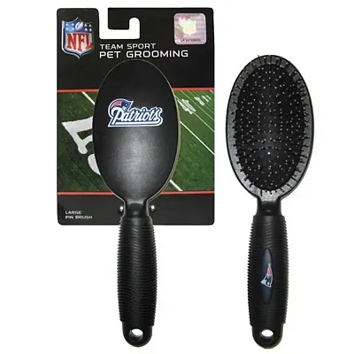 Pets First New England Patriots Pet Grooming Brush
