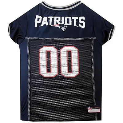 Pets First New England Patriots Dog Jersey - Small