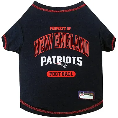 Pets First New England Patriots Dog T-Shirt - X-Small