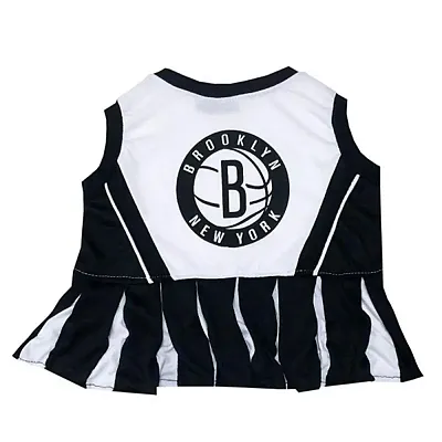 Pets First Brooklyn Nets Cheerleader Pet Dress - X-Small
