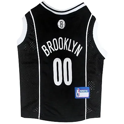 Pets First Brooklyn Nets Pet Jersey - Large