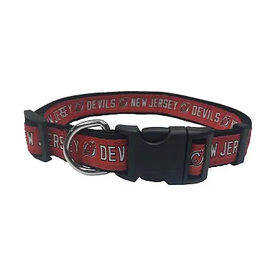 Pets First New Jersey Devils Pet Collar by Pets First - Medium