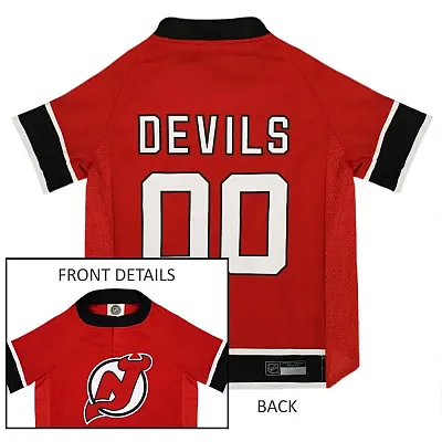 Pets First New Jersey Devils Pet Jersey - Medium