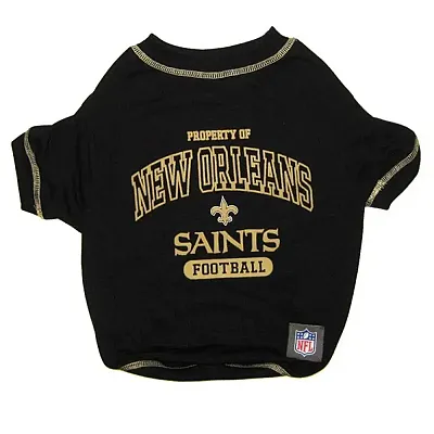 Pets First New Orleans Saints Dog T-Shirt - Large