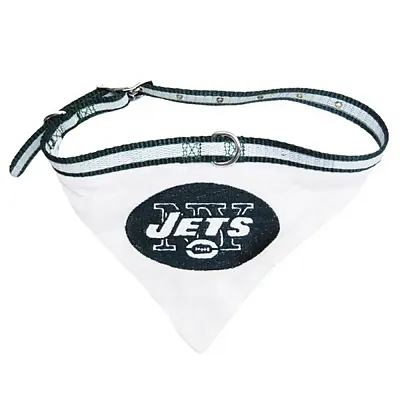 Pets First New York Jets Dog Collar Bandana - Medium