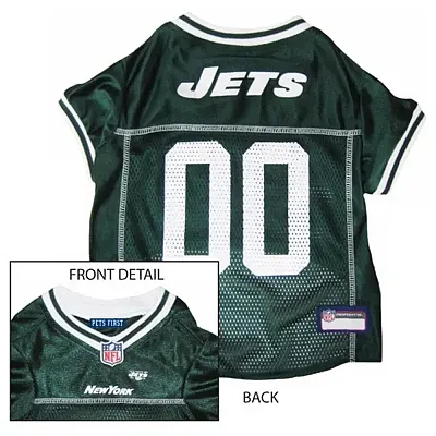Pets First New York Jets Dog Jersey - Small