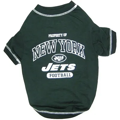 Pets First New York Jets Dog T-Shirt - X-Small