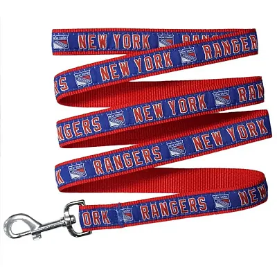Pets First New York Rangers Pet Leash by Pets First - Medium